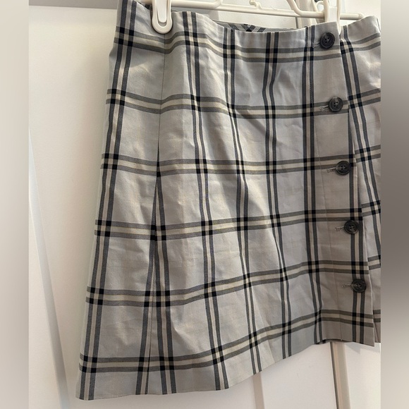 Aritzia Sunday Best Grey Plaid Mini Skirt Size 4 Women’s Yuri Skirt - Picture 5 of 10